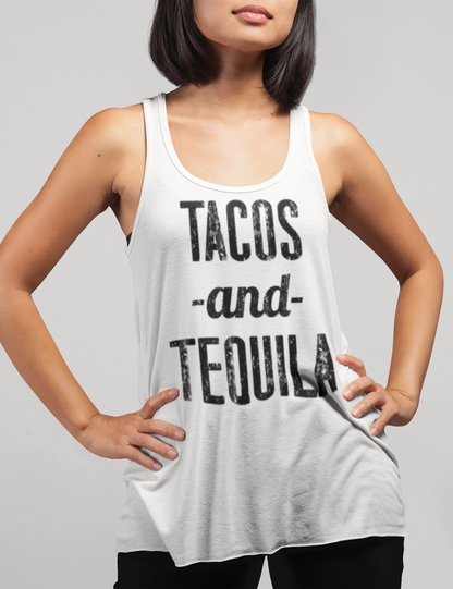 Tacos And Tequila Women's Cut Racerback Tank Top OniTakai