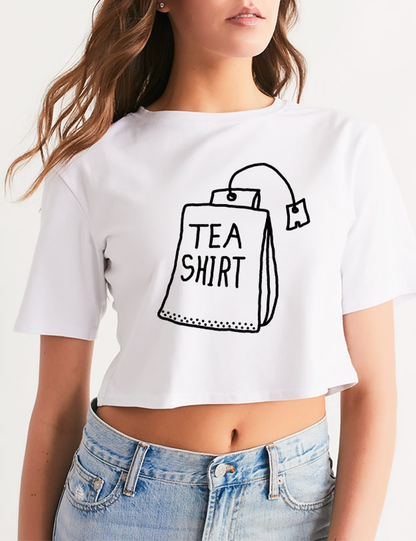 Tea Shirt | Women's Relaxed Crop Top T-Shirt OniTakai