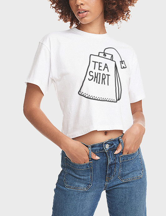 Tea Shirt | Women's Relaxed Crop Top T-Shirt OniTakai