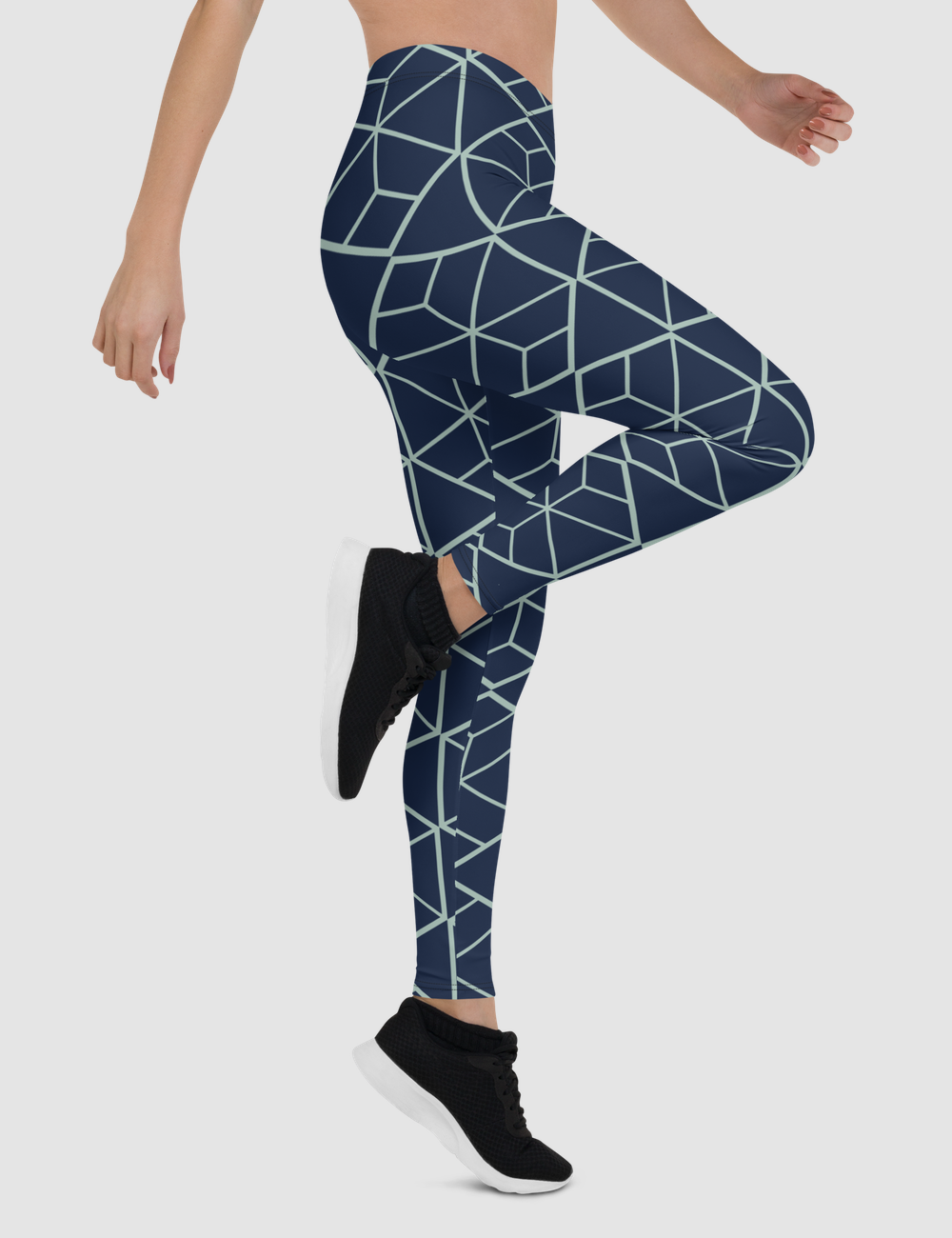 Tessellated Hexagon | Women's Standard Yoga Leggings OniTakai