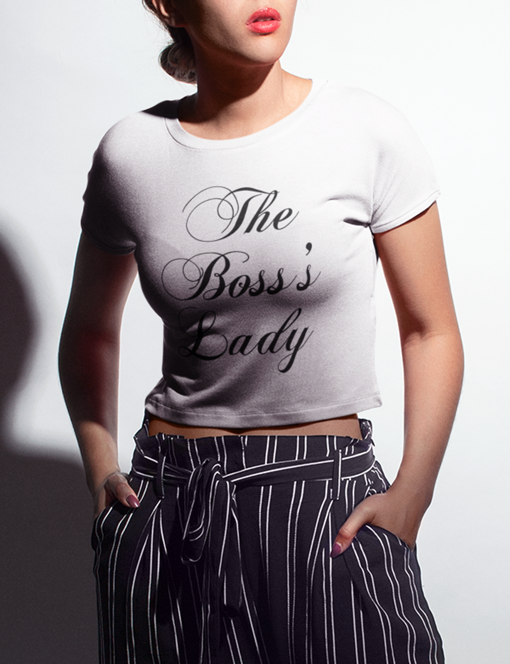 The Boss's Lady | Crop Top T-Shirt OniTakai