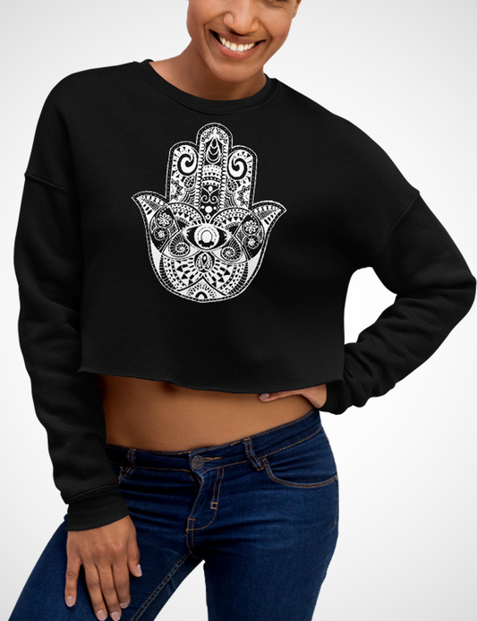 The Hamsa | Crop Sweatshirt OniTakai