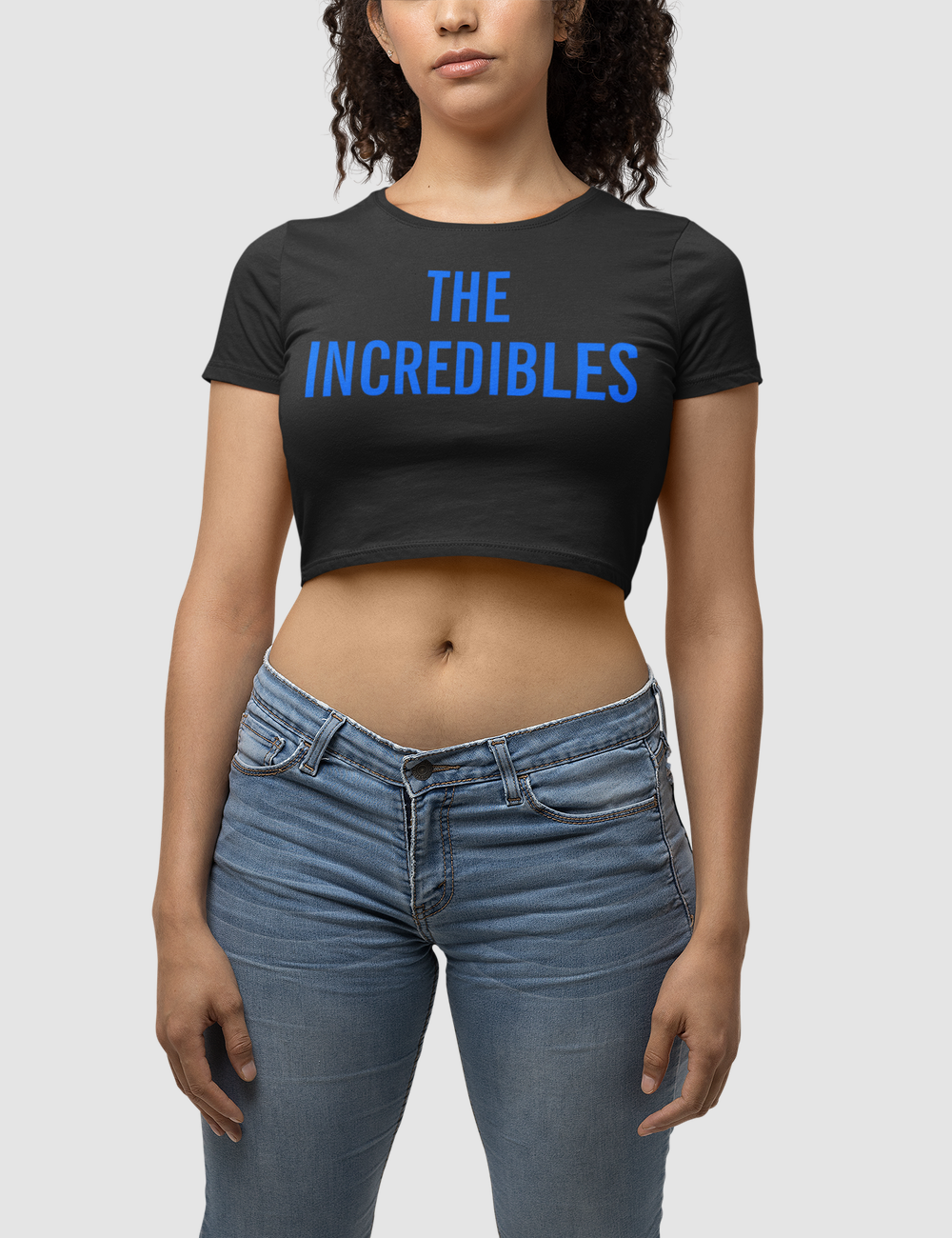 The Incredibles | Women's Fitted Crop Top T-Shirt OniTakai