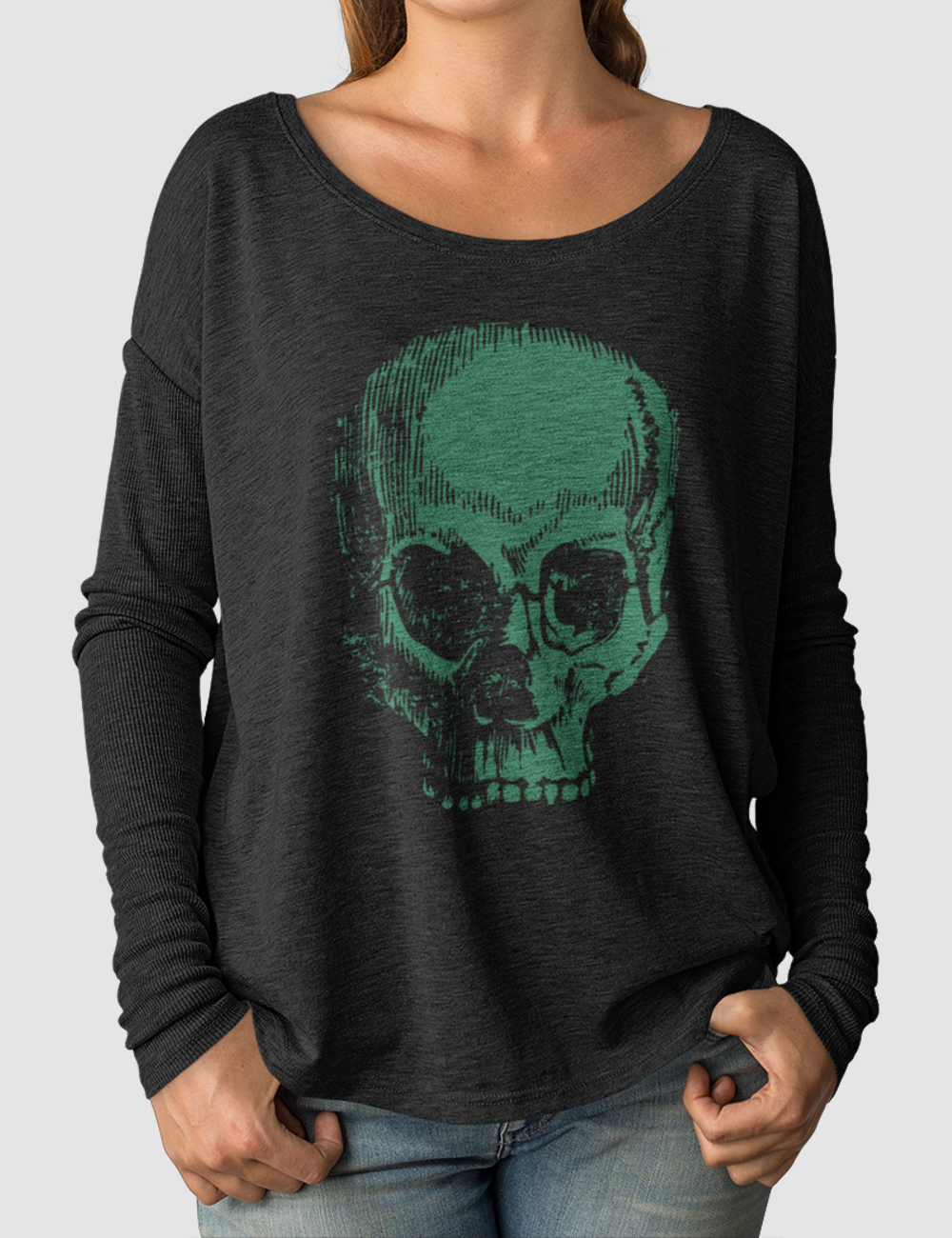 The Necromancer | Women's Flowy Long Sleeve Shirt OniTakai