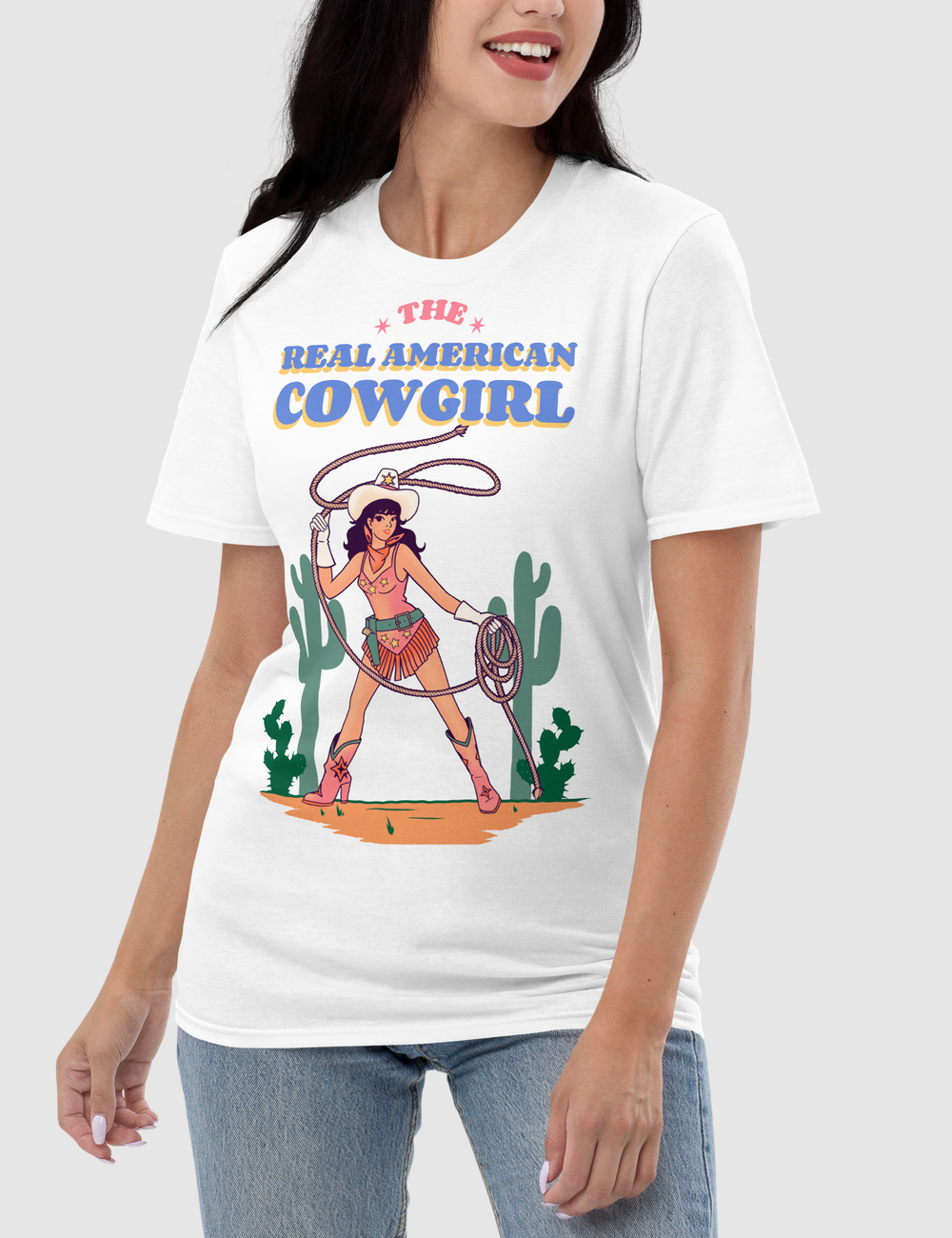 The Real American Cowgirl Women's Relaxed T-Shirt OniTakai