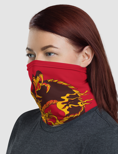The Red Dragon Oni | Neck Gaiter Face Mask OniTakai