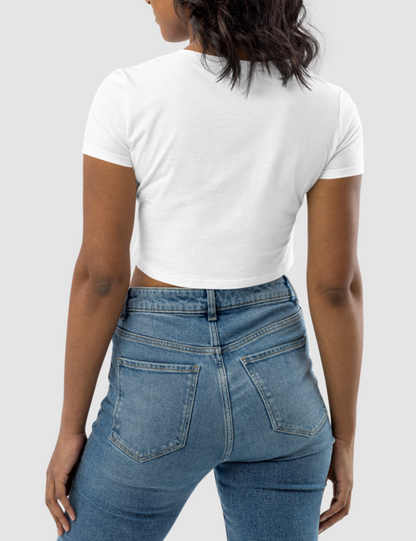 The Secret To Happiness Is To Not Expect Too Much | Women's Crop Top T-Shirt OniTakai
