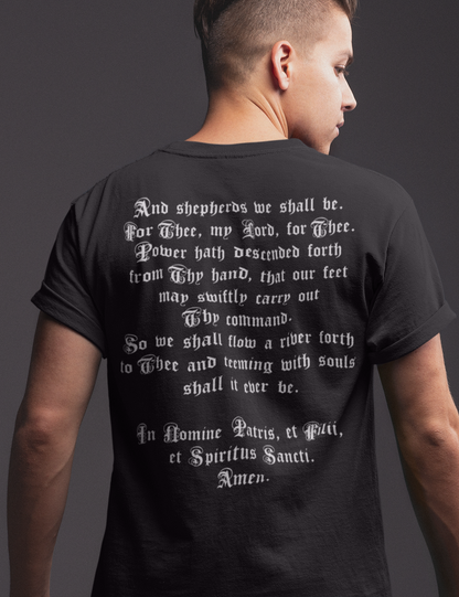 The Shepherd's Prayer | Back Print T-Shirt OniTakai