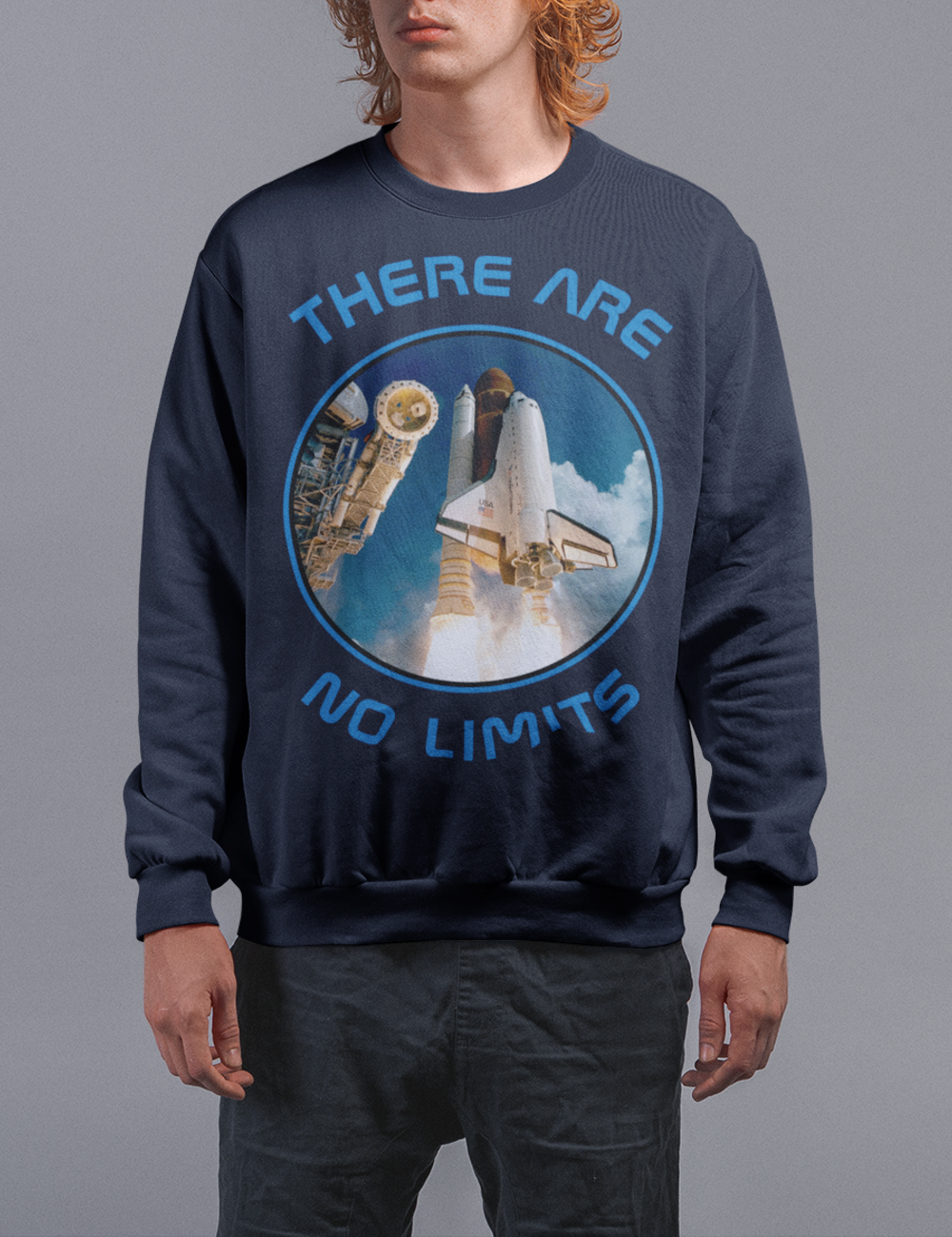 There Are No Limits | Crewneck Sweatshirt OniTakai