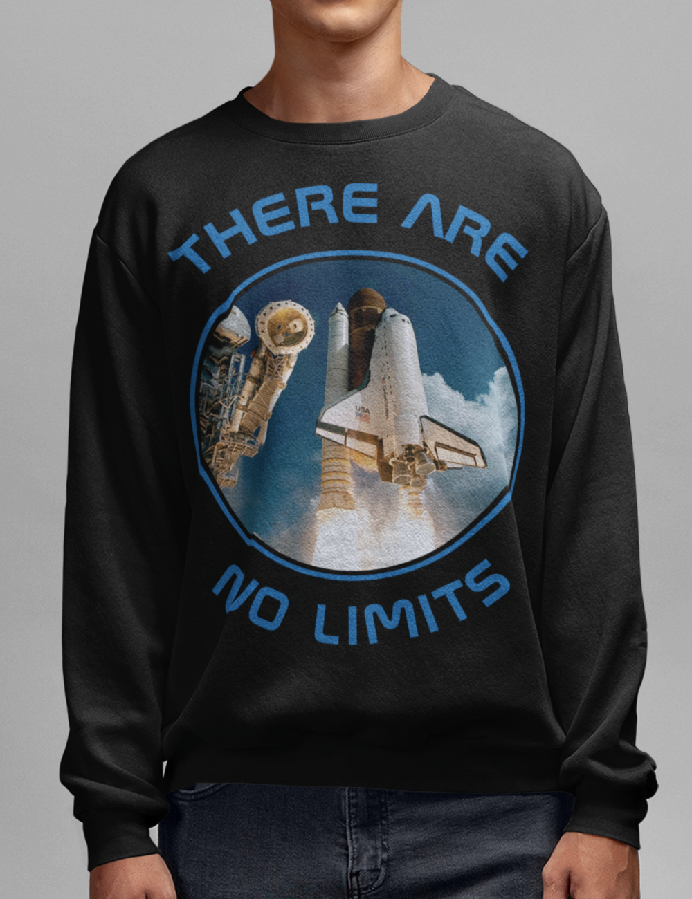 There Are No Limits | Crewneck Sweatshirt OniTakai