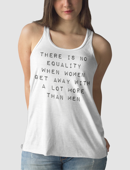 There Is No Equality Women's Cut Racerback Tank Top OniTakai