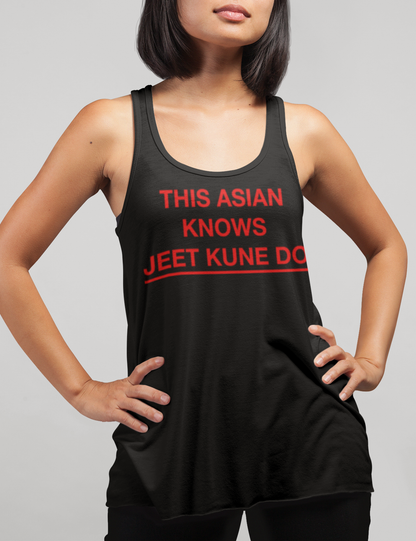 This Asian Knows Jeet Kune Do | Women's Cut Racerback Tank Top OniTakai