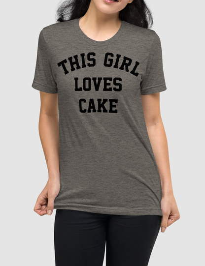 This Girl Loves Cake | Tri-Blend T-Shirt OniTakai