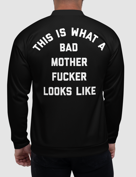 This Is What A Bad Mother Fucker Looks Like | Men's Lightweight Bomber Jacket OniTakai