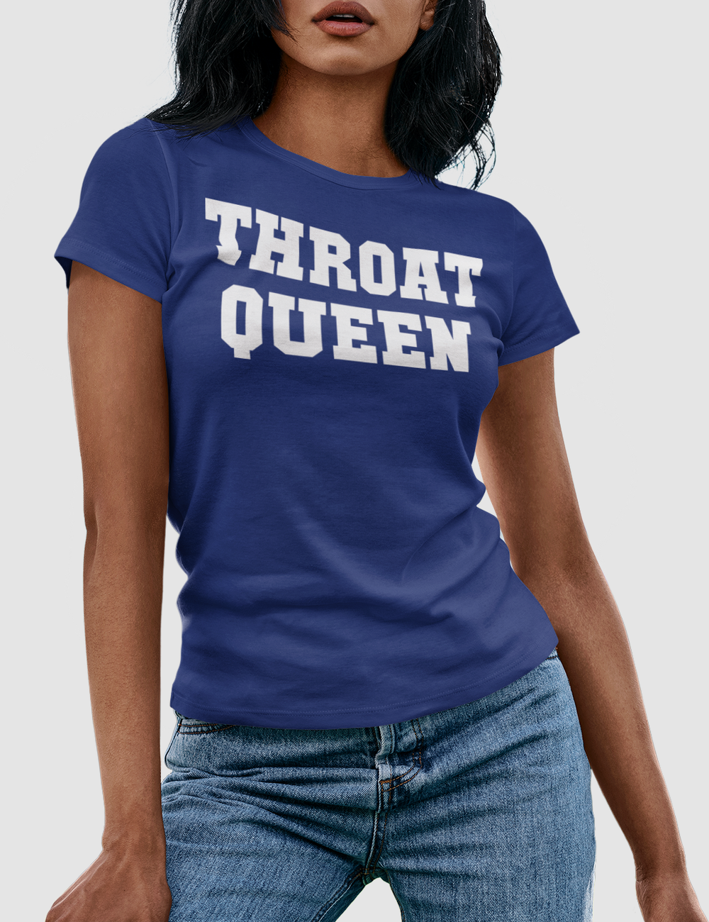 Throat Queen | Women's Fitted T-Shirt OniTakai