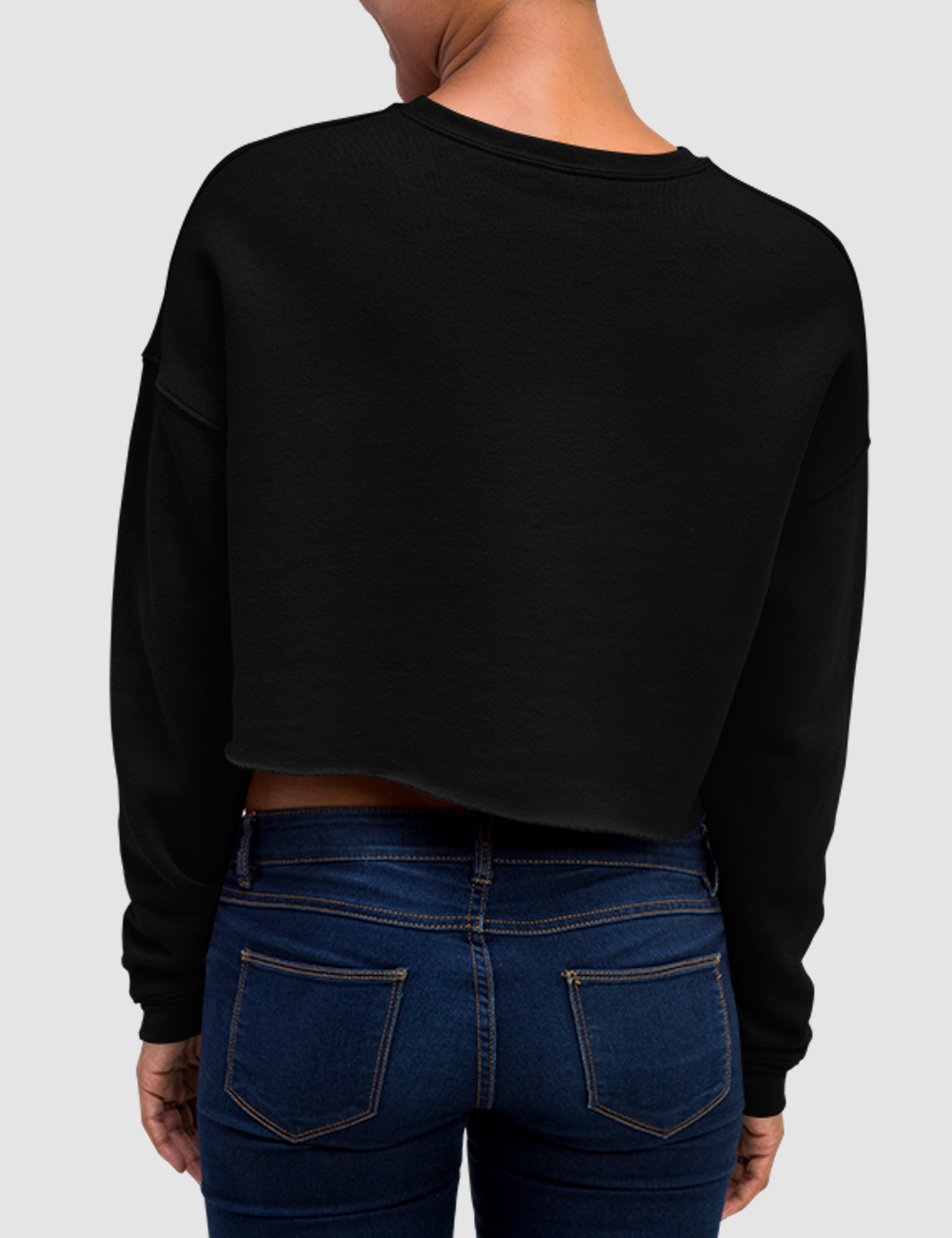 Too Blessed To Be Stressed Crop Sweatshirt OniTakai