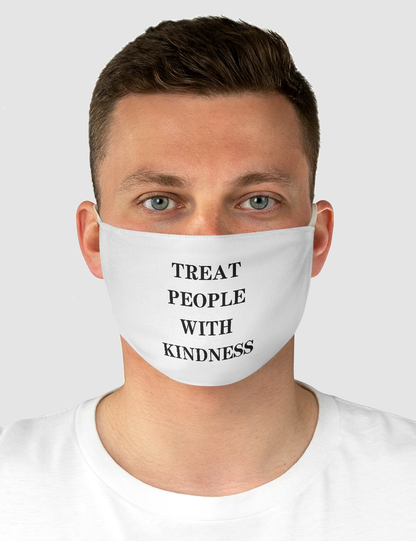 Treat People With Kindness | Two-Layer Polyester Fabric Face Mask OniTakai