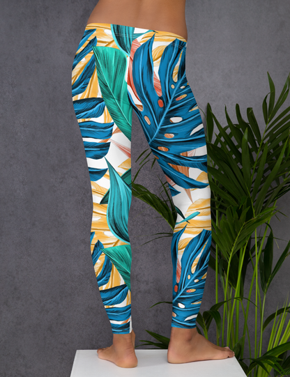 Tropical Exotic | Women's Standard Yoga Leggings OniTakai