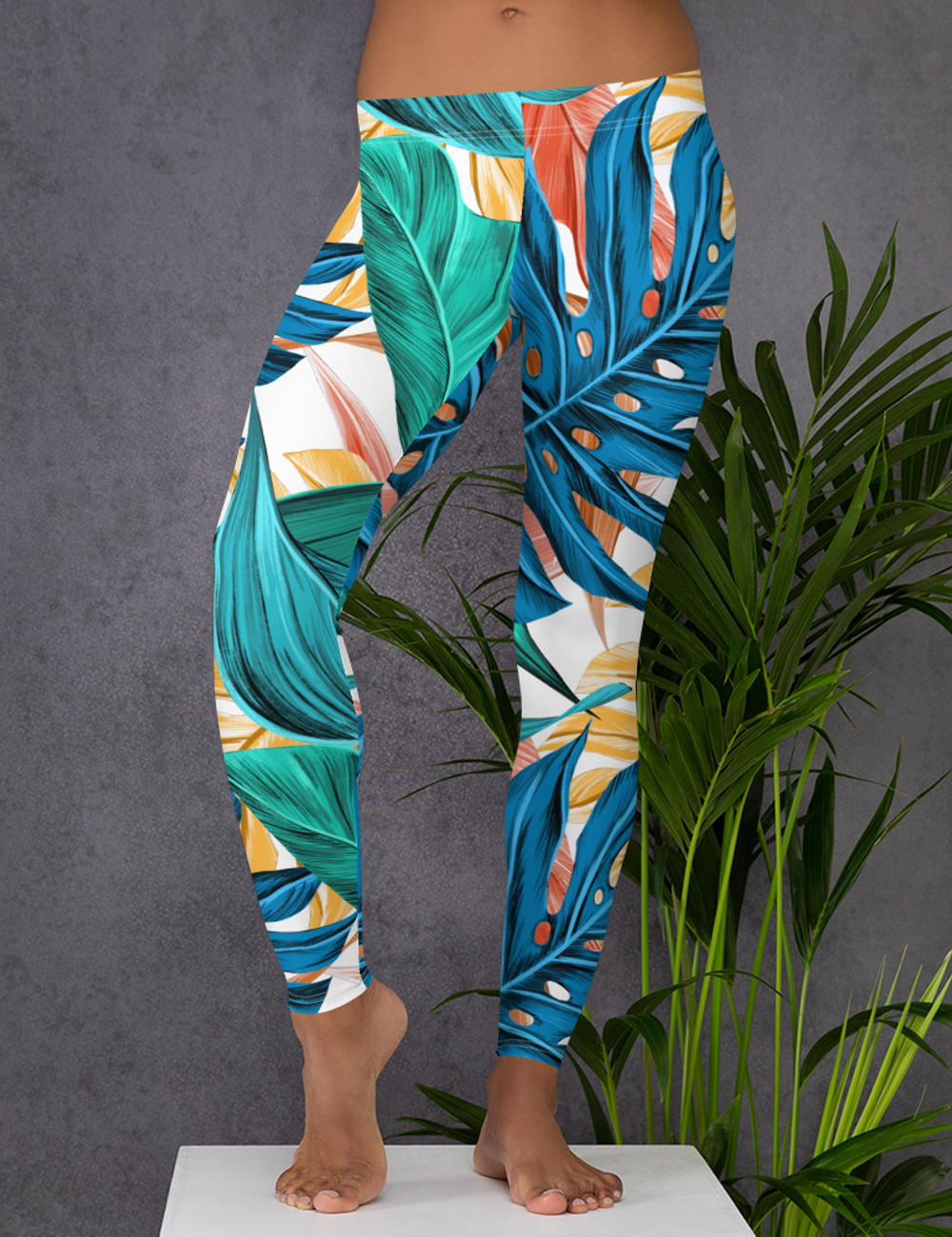 Tropical Exotic | Women's Standard Yoga Leggings OniTakai