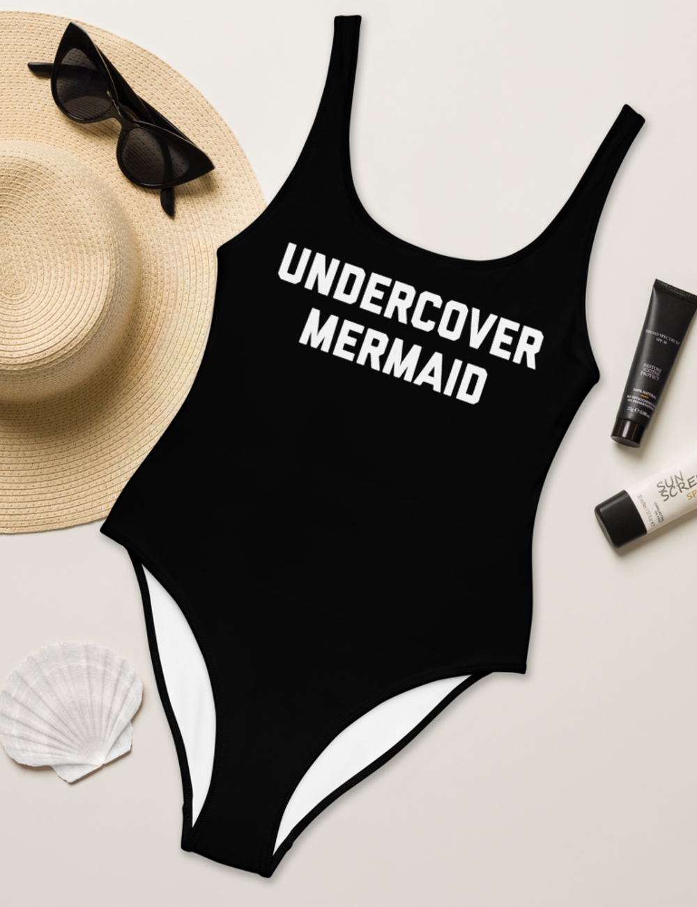 Undercover Mermaid | Women's One-Piece Swimsuit OniTakai