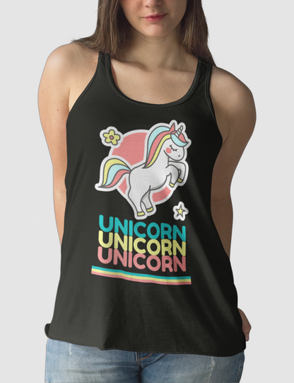 Unicorn Unicorn Unicorn | Women's Cut Racerback Tank Top OniTakai