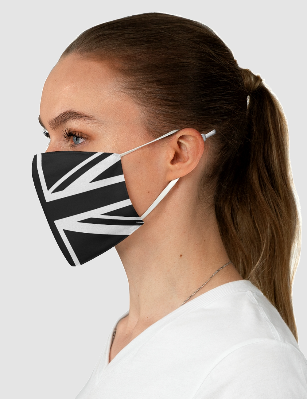 Union Jack (White Stripes) | Fabric Face Mask OniTakai