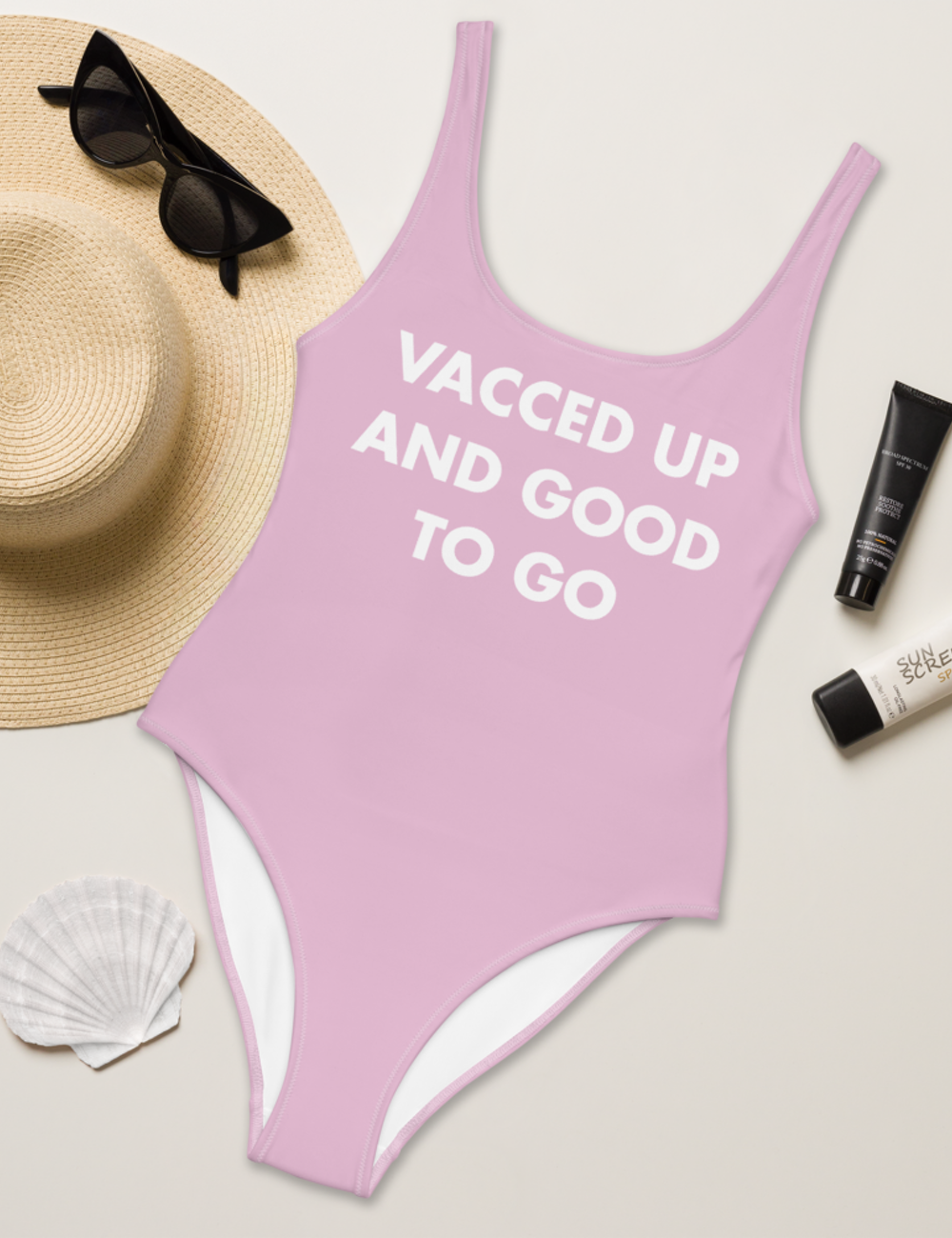 Vacced Up And Good To Go | Women's One-Piece Swimsuit OniTakai