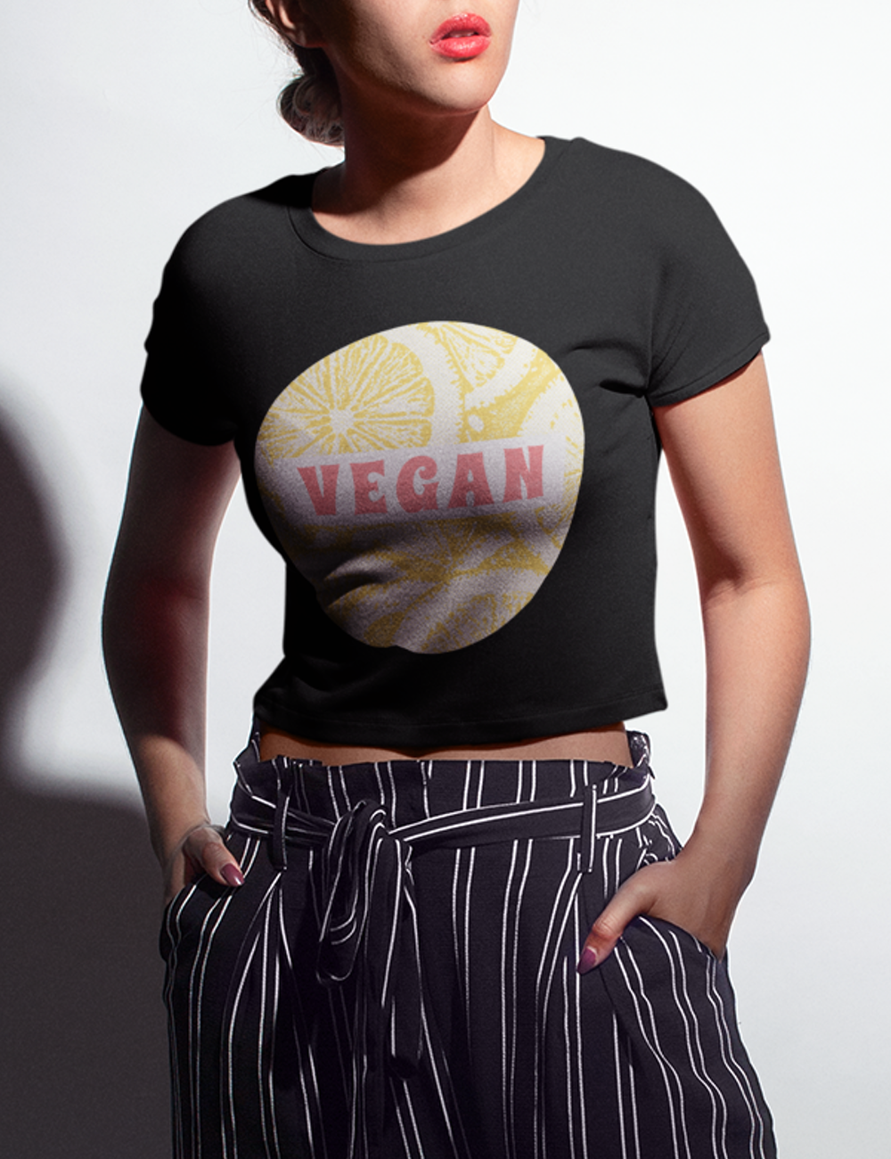 Vegan Fresh | Crop Top T-Shirt OniTakai