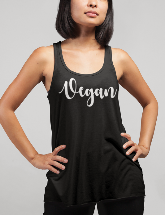 Vegan Women's Cut Racerback Tank Top OniTakai