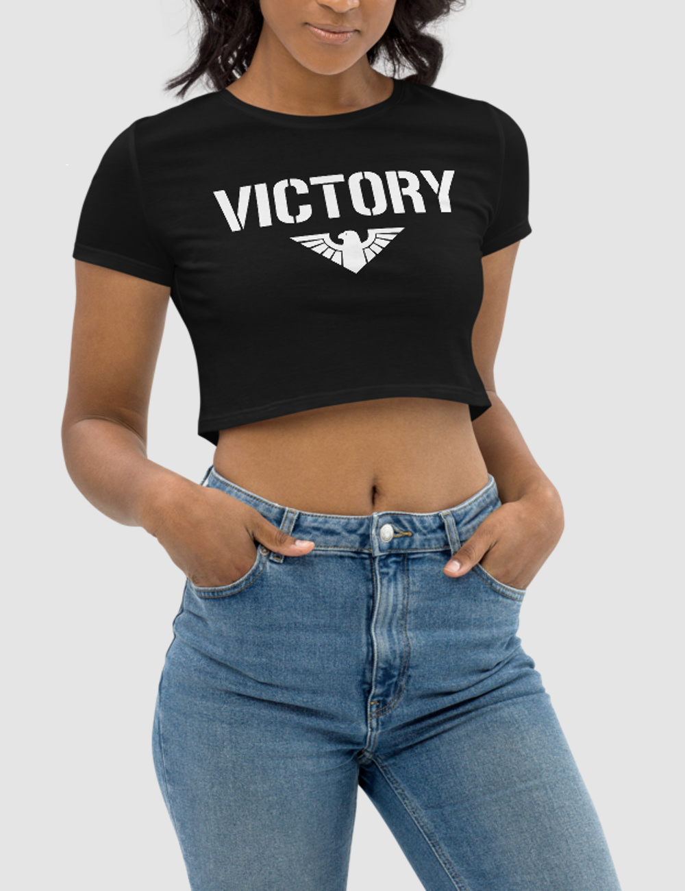 Victory | Women's Crop Top T-Shirt OniTakai