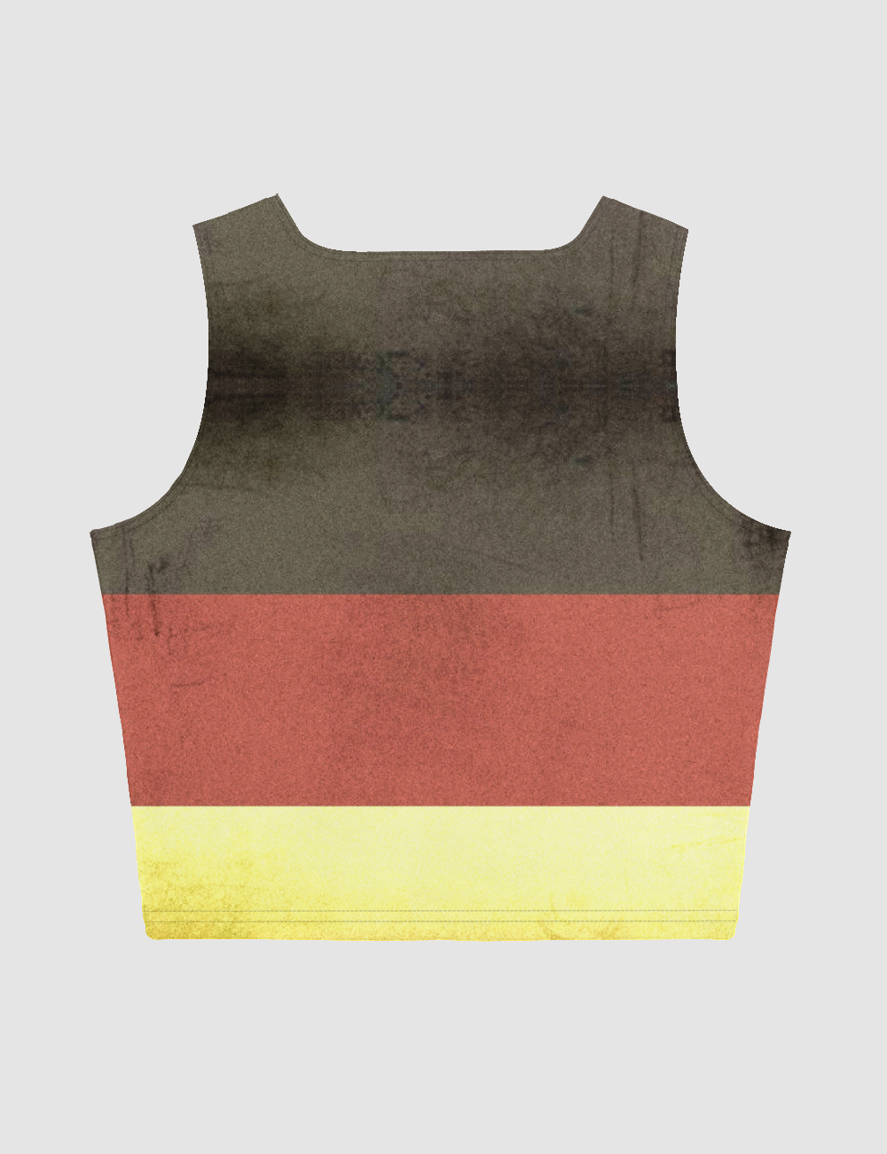Vintage German Flag | Women's Sleeveless Fitted Crop Top OniTakai