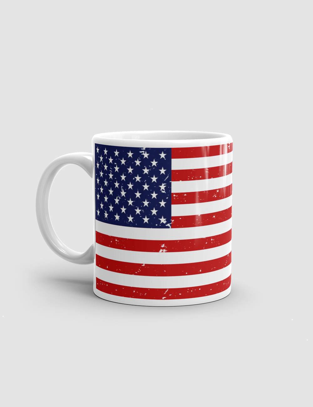 Vintage Grunge Style American Flag | Classic Mug OniTakai