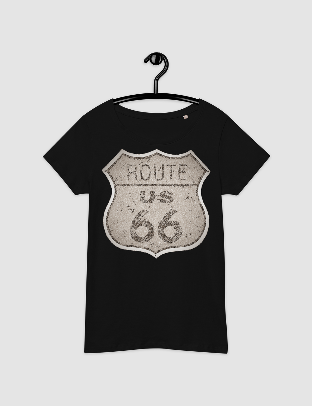 Vintage Route 66 | Women's Organic Round Neck T-Shirt OniTakai