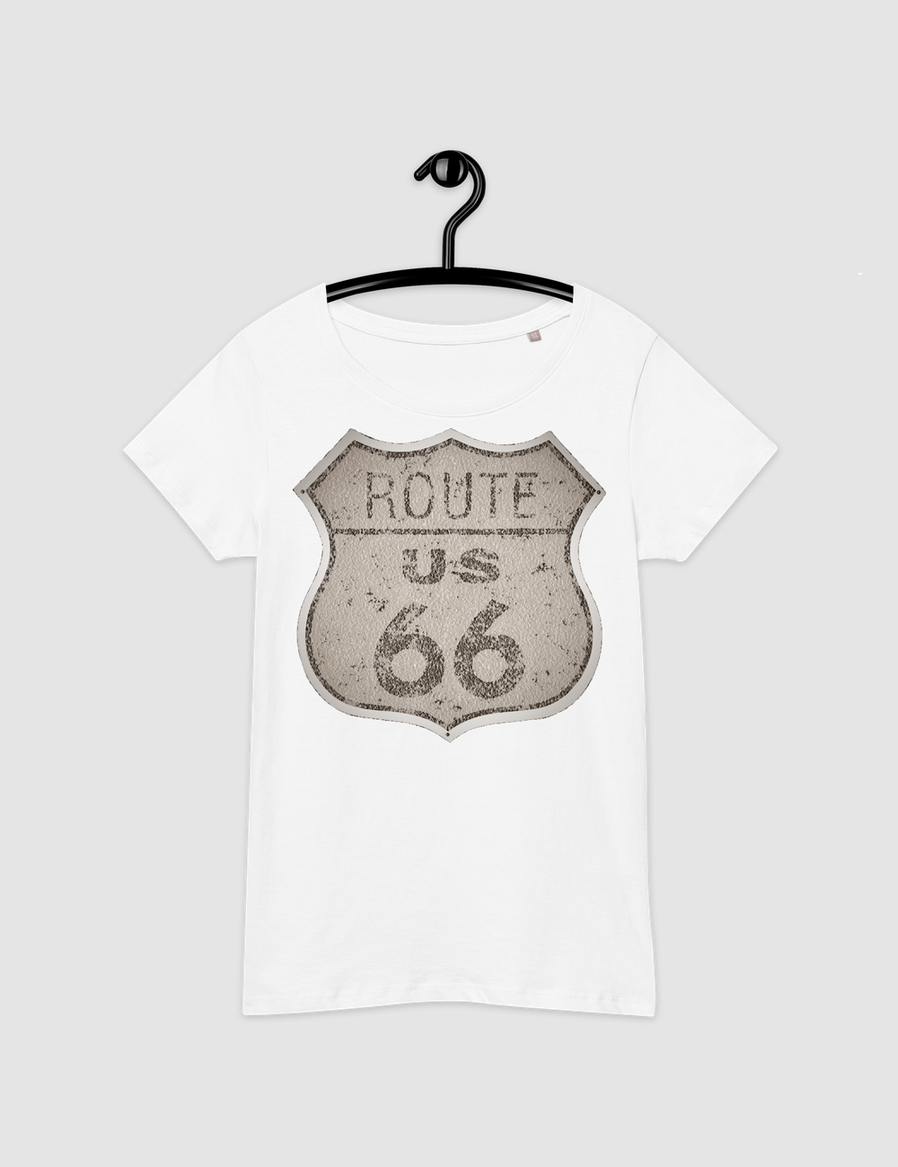 Vintage Route 66 | Women's Organic Round Neck T-Shirt OniTakai