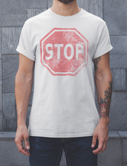 Vintage Stop Sign | T-Shirt OniTakai