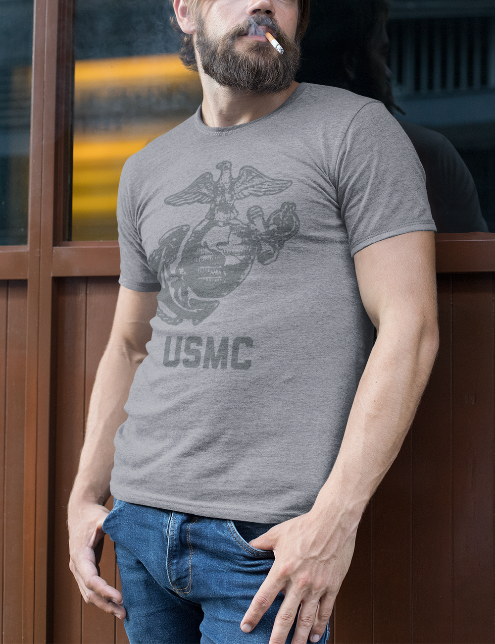 Vintage USMC Logo | T-Shirt OniTakai