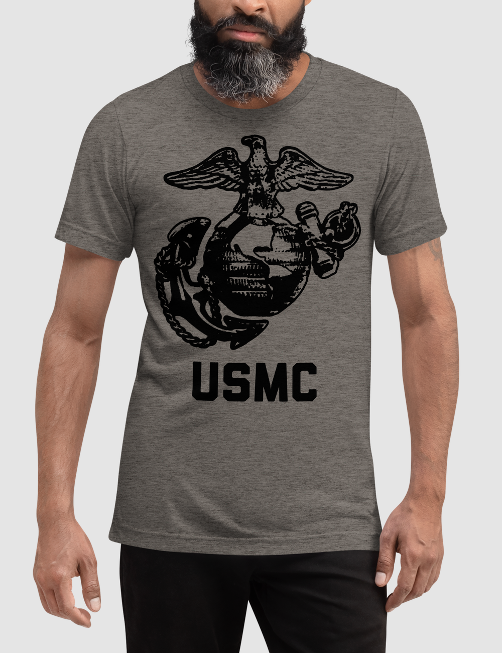 Vintage USMC Logo | Tri-Blend T-Shirt OniTakai