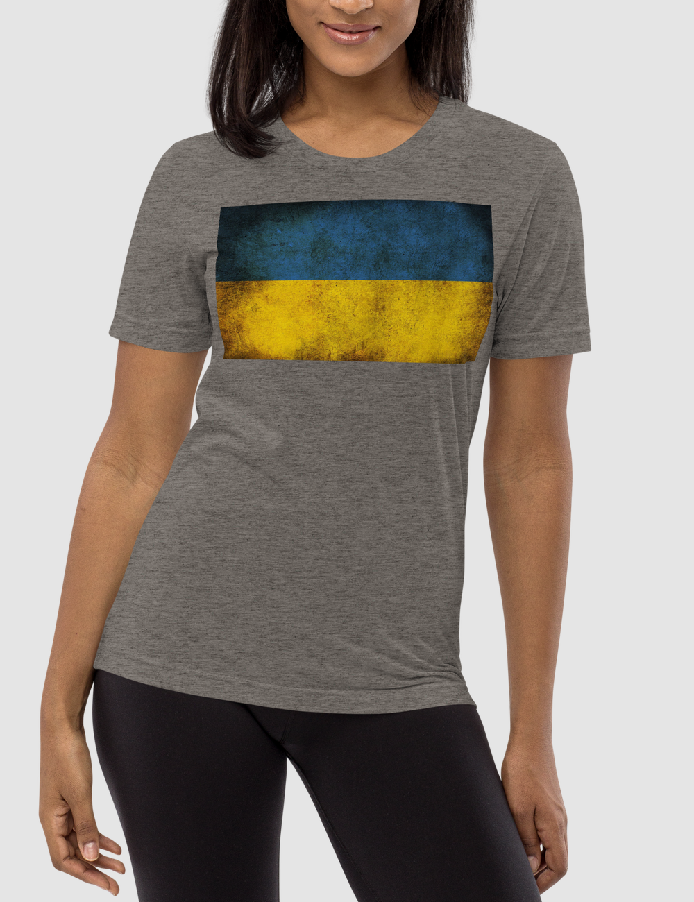 Vintage Ukrainian Flag | Tri-Blend T-Shirt OniTakai