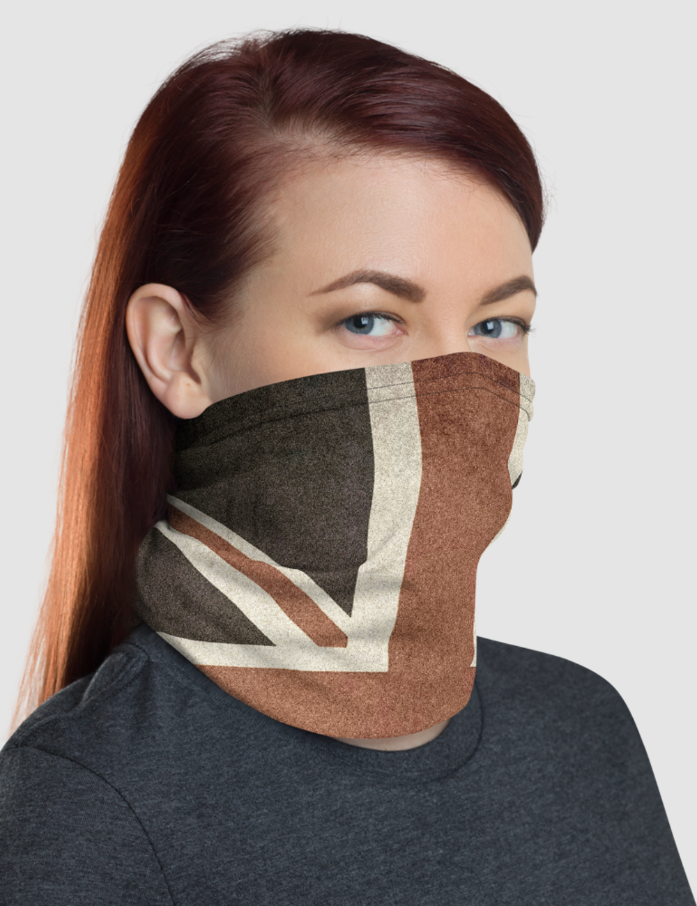 Vintage United Kingdom Flag | Neck Gaiter Face Mask OniTakai