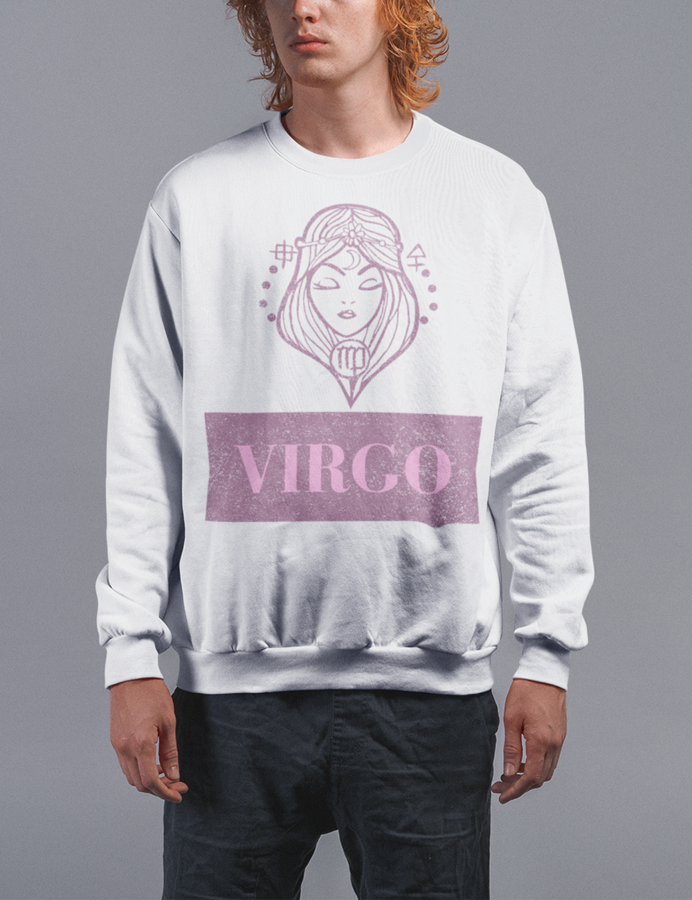 Virgo Men's Crewneck Sweatshirt OniTakai