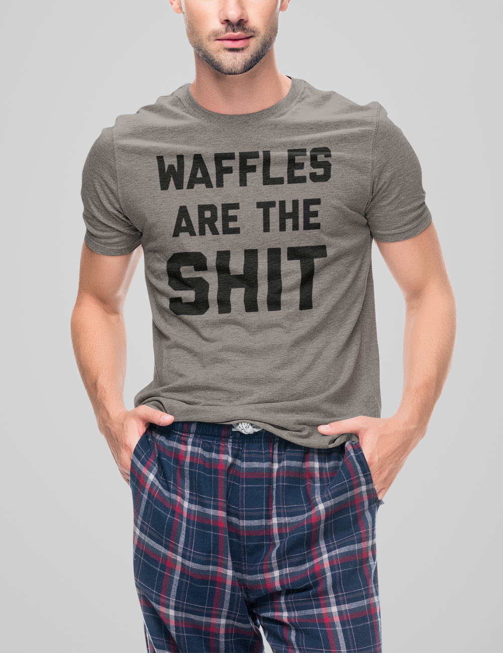 Waffles Are The Shit | Tri-Blend T-Shirt OniTakai