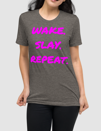 Wake Slay Repeat Tri-Blend T-Shirt OniTakai