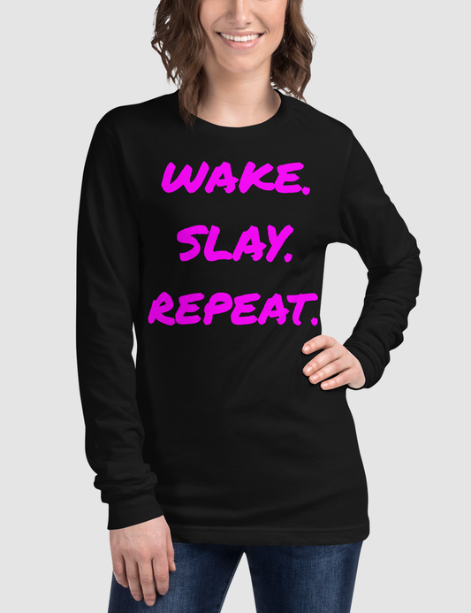 Wake Slay Repeat | Women's Long Sleeve Shirt OniTakai