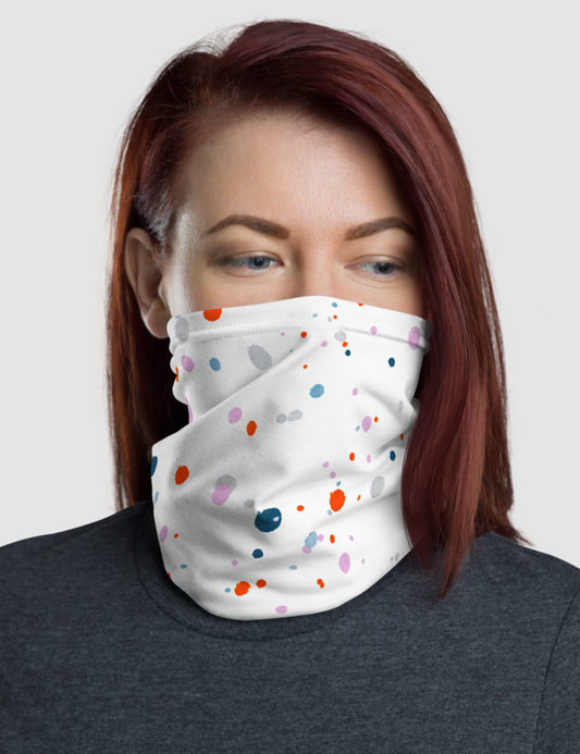 Water Colored Confetti | Neck Gaiter Face Mask OniTakai