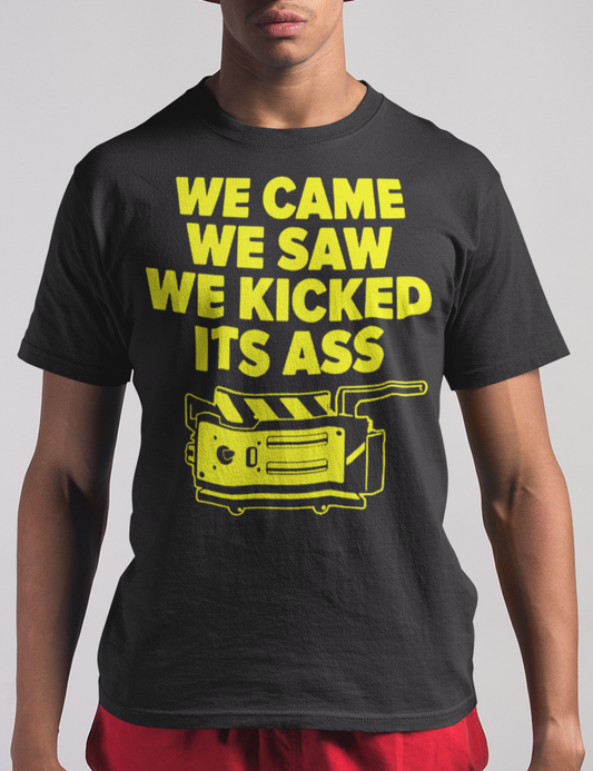 We Came We Saw We Kicked Its Ass Graphic Print Men's Classic T-Shirt OniTakai