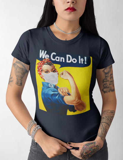 We Can Do It (Face Mask Edition)| Women's Cut T-Shirt OniTakai