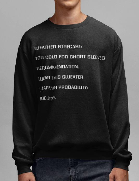 Weather Forecast Crewneck Sweatshirt OniTakai