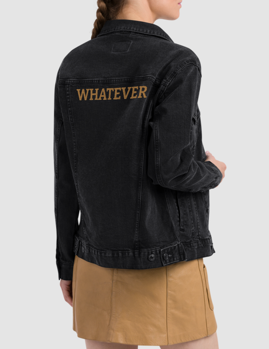 Whatever | Women's Denim Jacket OniTakai