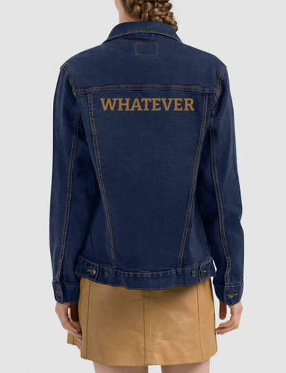 Whatever | Women's Denim Jacket OniTakai