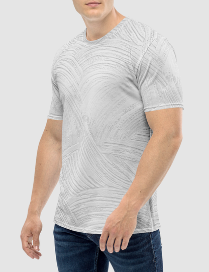 White Plaster Paint Abstract | Men's Sublimated T-Shirt OniTakai